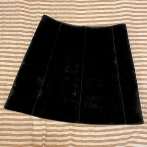 Blank NYC suede leather skirt black size 27